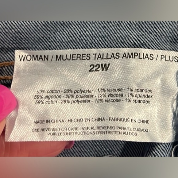 Skinny Girl women’s Celeste straight medium Wash high waisted jeans 22W NWT - Picture 9 of 10